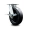 Service Caster 8 Inch Kingpinless Polyolefin Wheel Swivel Caster with Brake SCC-KP30S820-POR-SLB - alternate 1